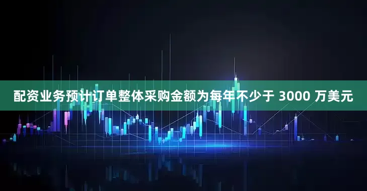 配资业务预计订单整体采购金额为每年不少于 3000 万美元